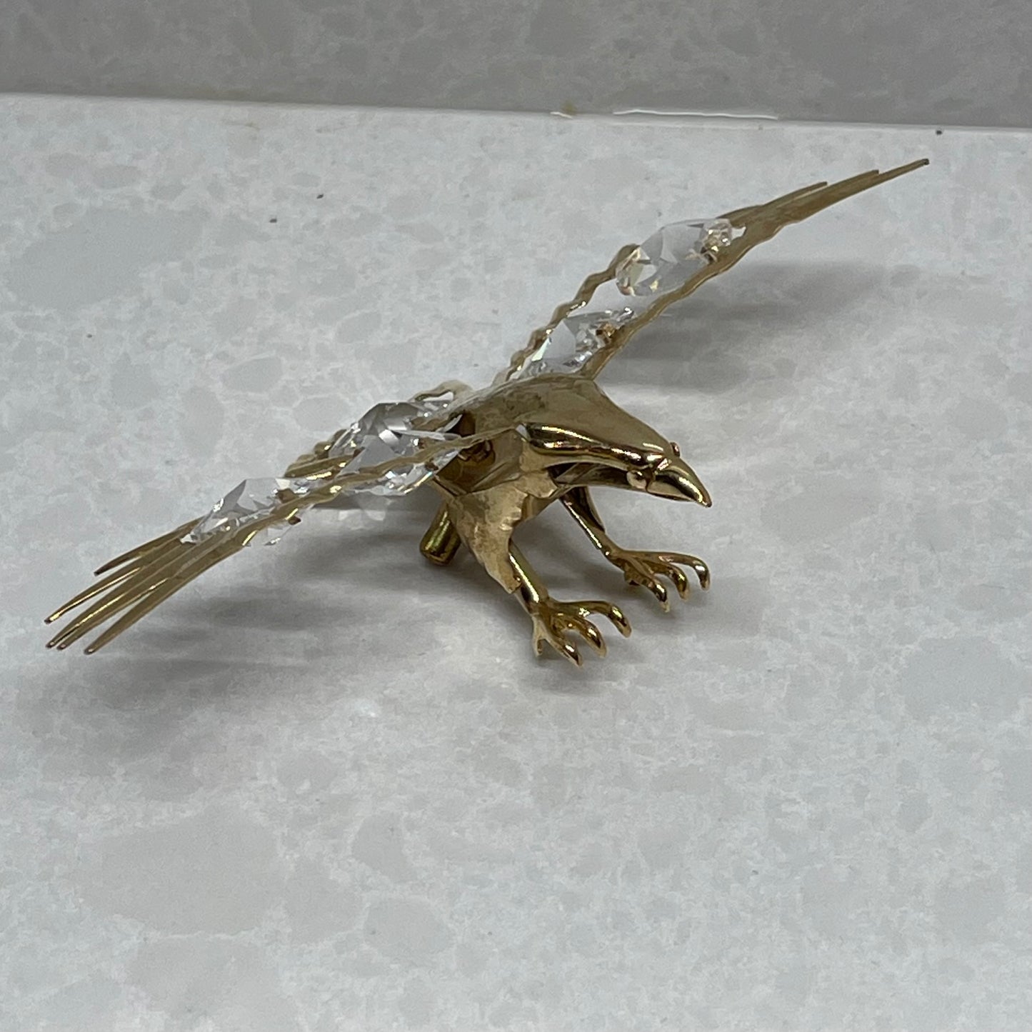 Mascot Int Gold Plated Eagle Sun-catcher