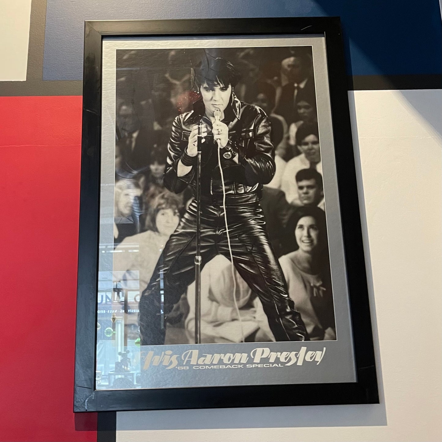 Framed Elvis Poster
