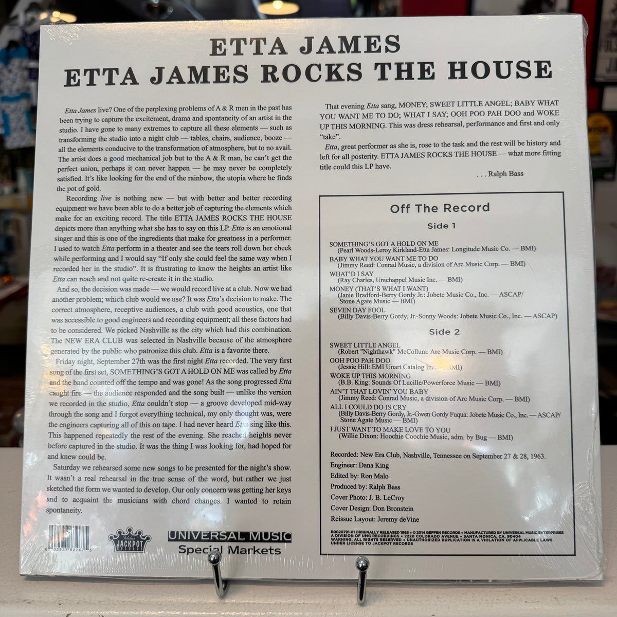 Etta James - Rocks the House - Remastered Vinyl