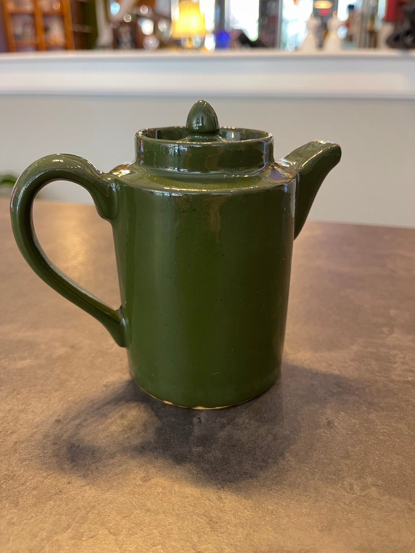 Green Handmade Teapot