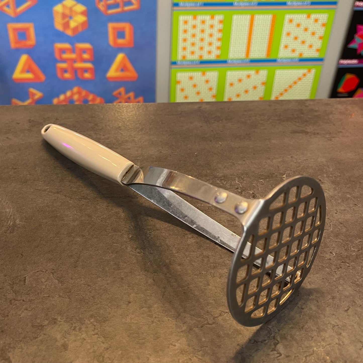 Flint Arrowhead Potato Masher
