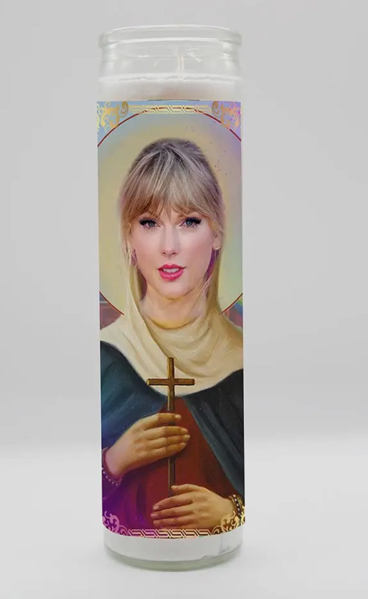 Saint Taylor Swift Candle