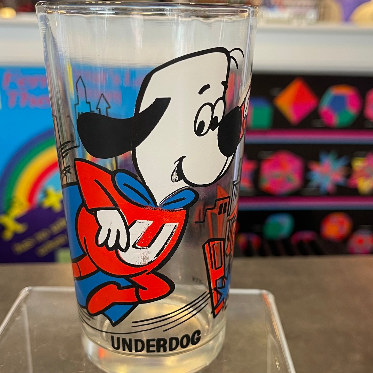 Underdog Pepsi Glass