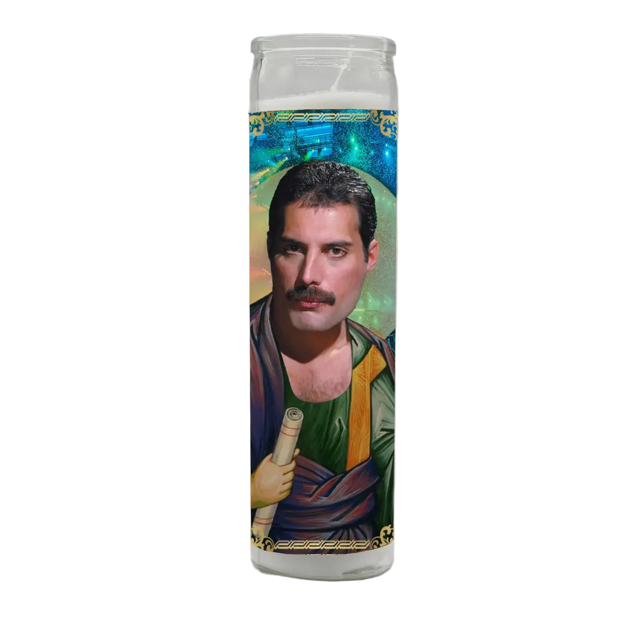Saint Freddie Mercury Candle