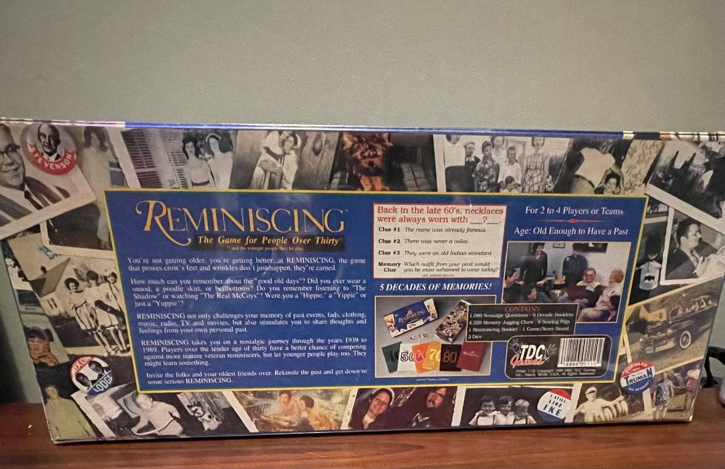 Reminiscing Board Game