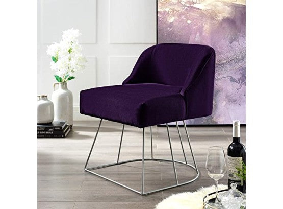 Odile Velvet Vanity Stool