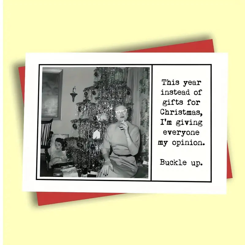 Buckle Up Christmas Card