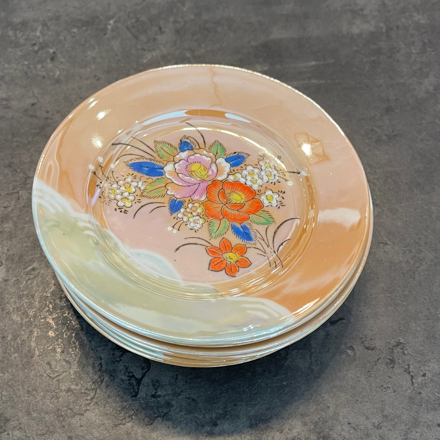 Japanese Lusterware 21 Piece Diminutive Tea Set