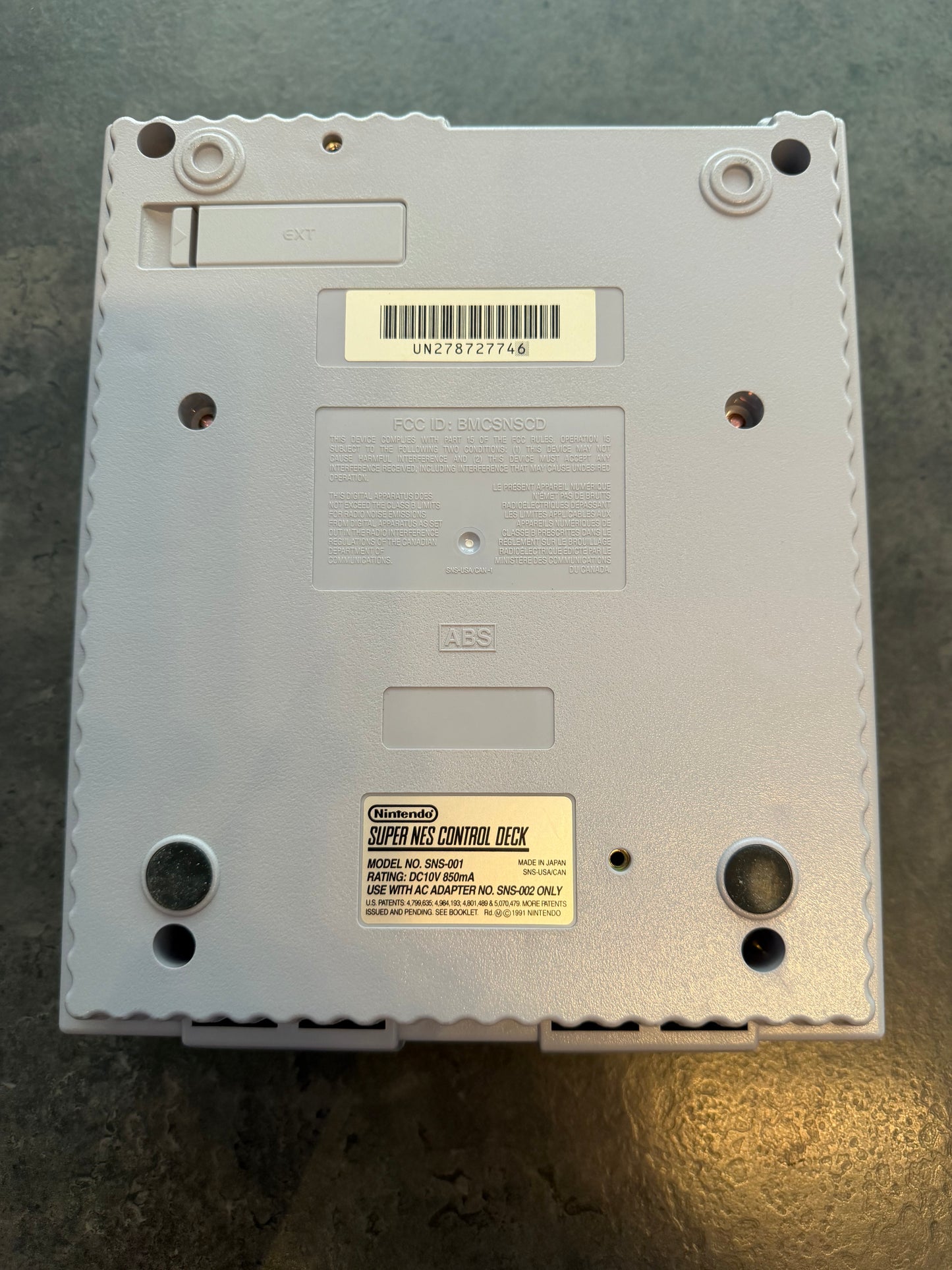 Super Nintendo Entertainment System SNES