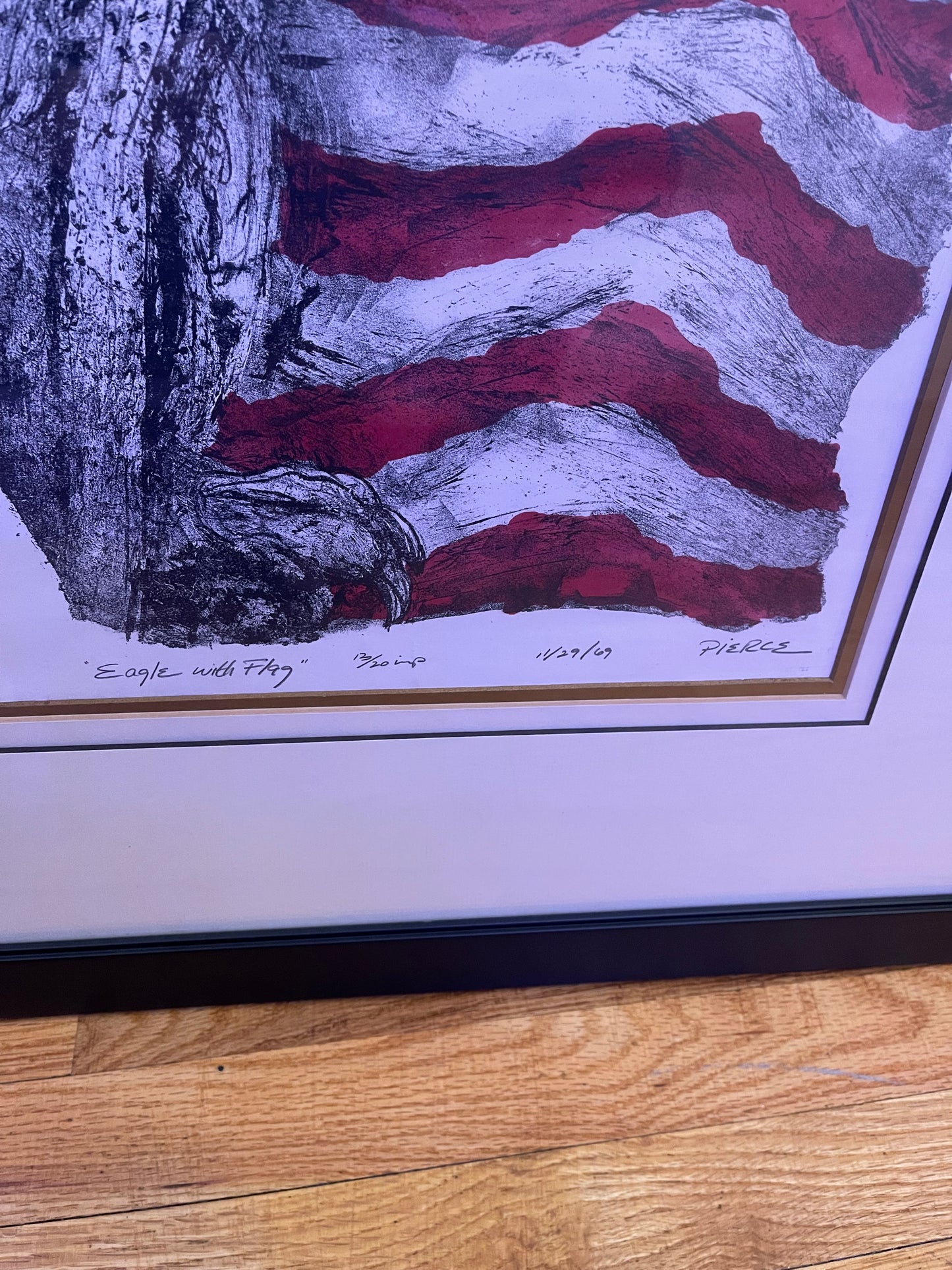 Eagle with Flag Pierce