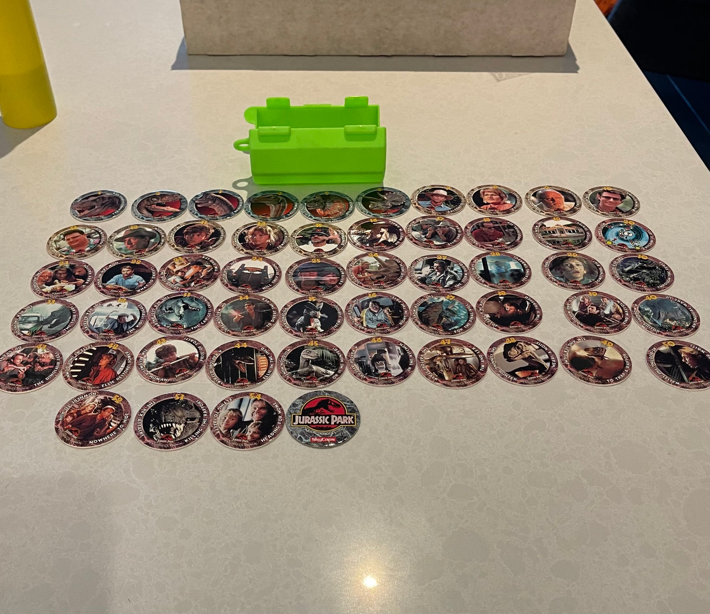 Jurassic Park Milk Caps/Pogs