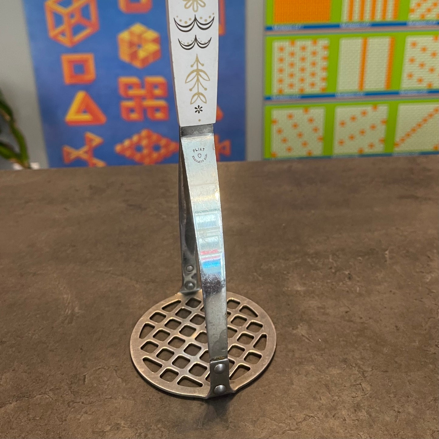 Flint Arrowhead Potato Masher