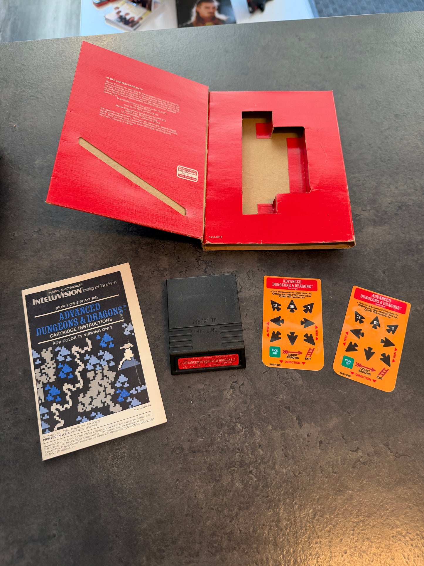 Advanced Dungeons & Dragons - Intellivision Game in Box