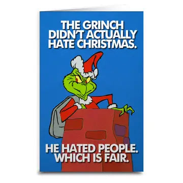 Grinch Holiday Card