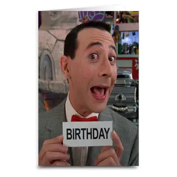 Pee-wee Herman Birthday Card