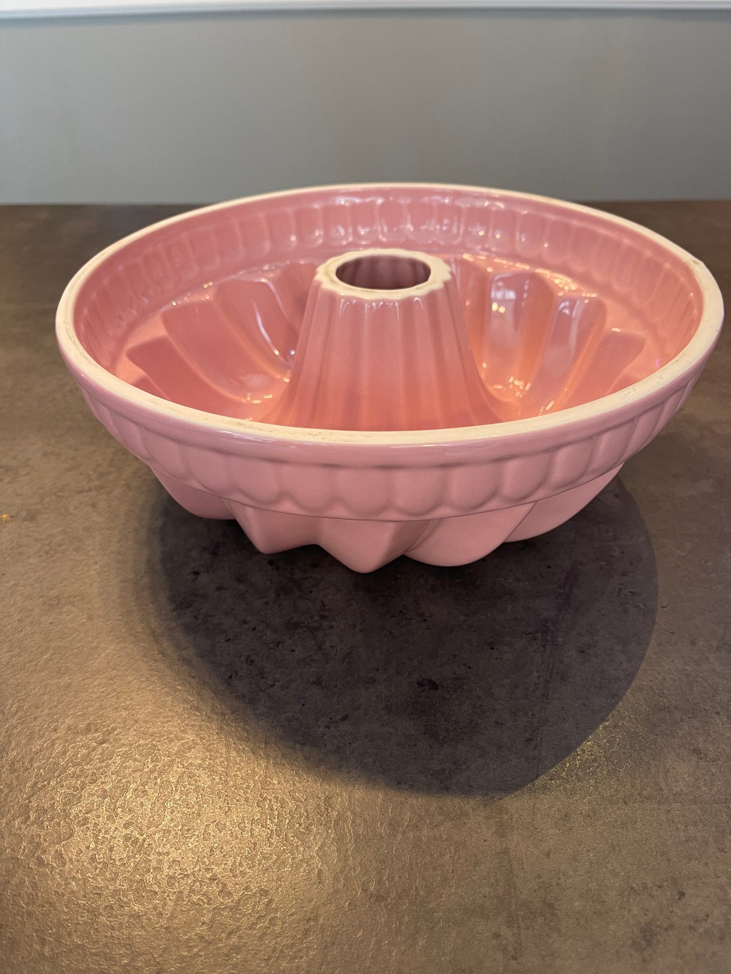 Pink Williams Sonoma Stoneware Bundt Cake