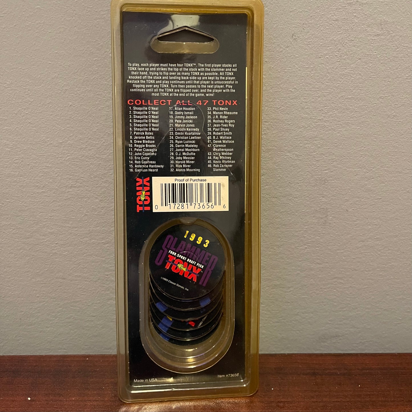 Tonx Milk Cap Pogs 1993