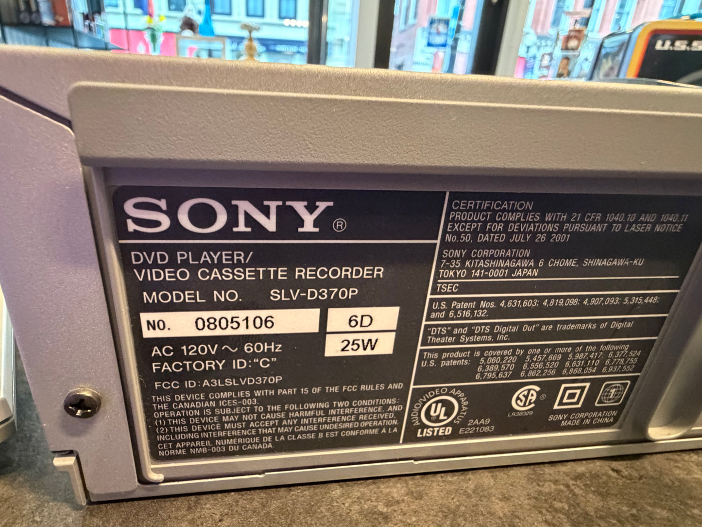 Sony DVD/VCR Combo with Remote