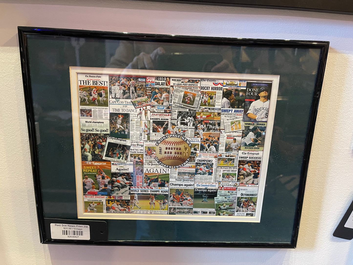 Red Sox News Print 2007