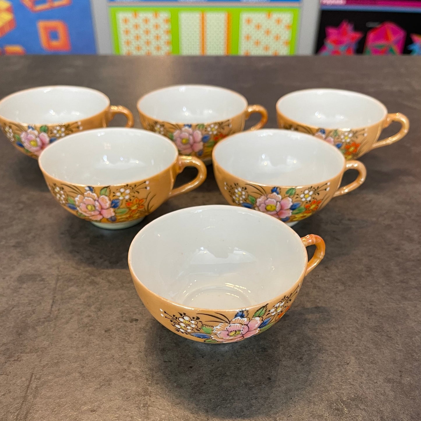 Japanese Lusterware 21 Piece Diminutive Tea Set