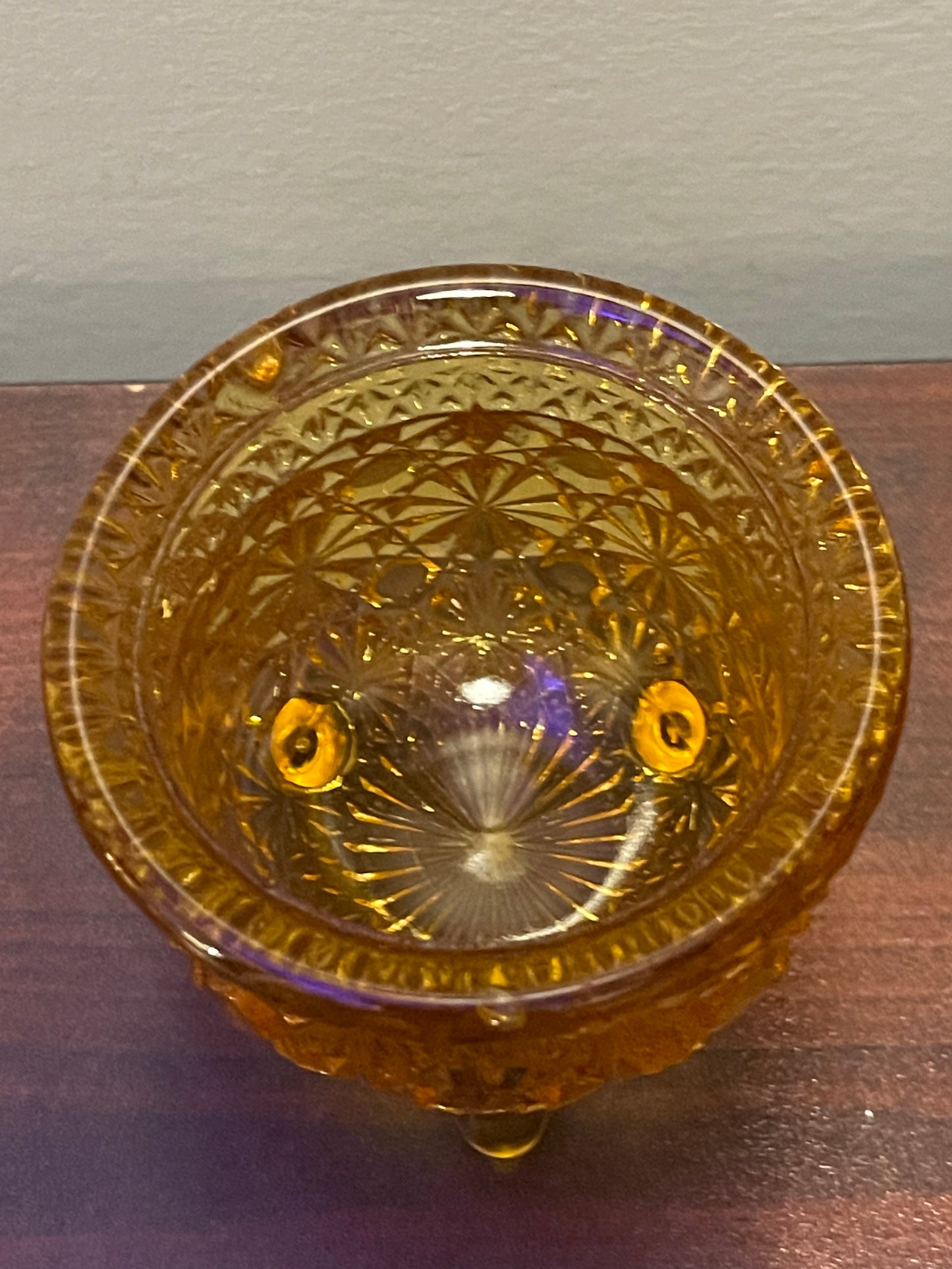 Yellow Glass Cauldron