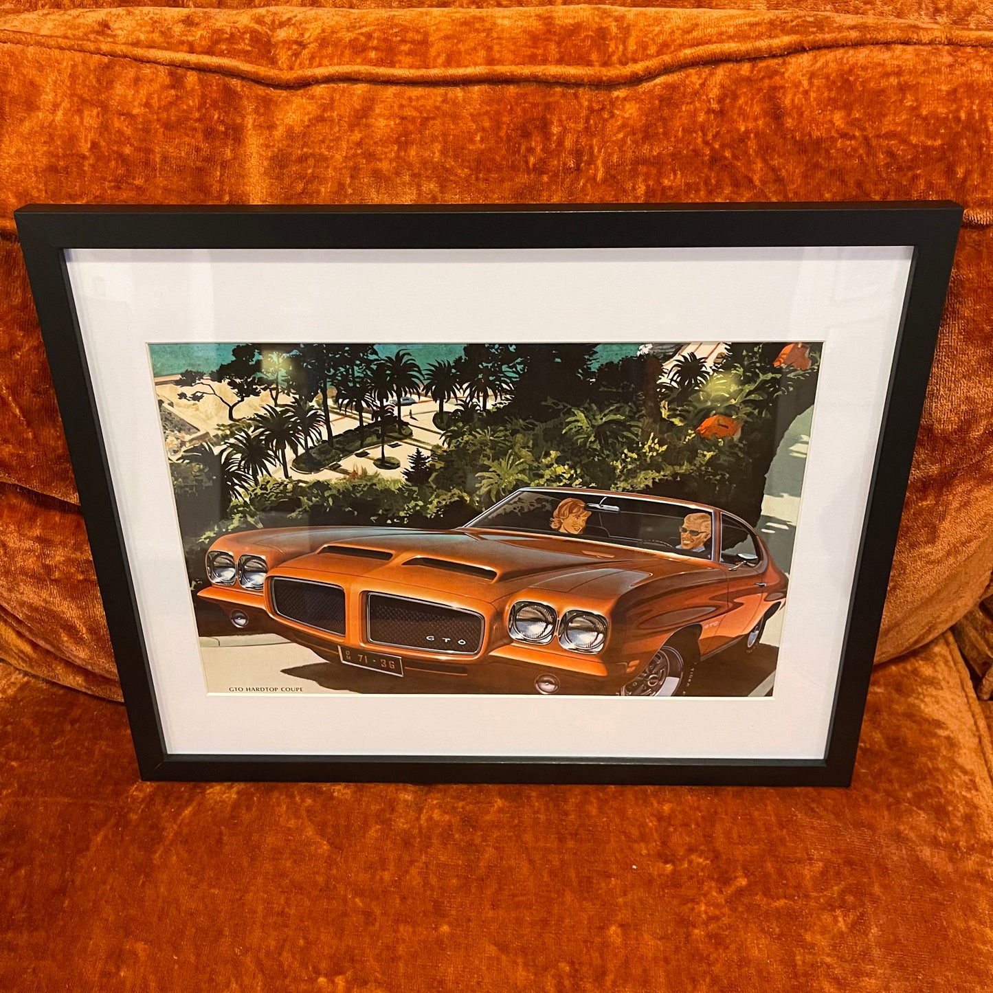 GTO Hardtop Coupe Vintage Catalog Art