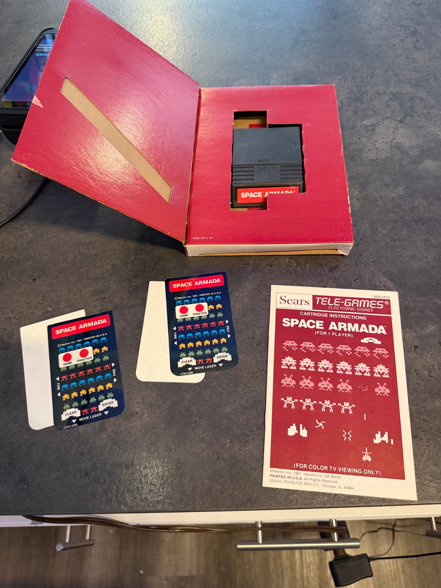 Space Armada - Intellivision Game in Box