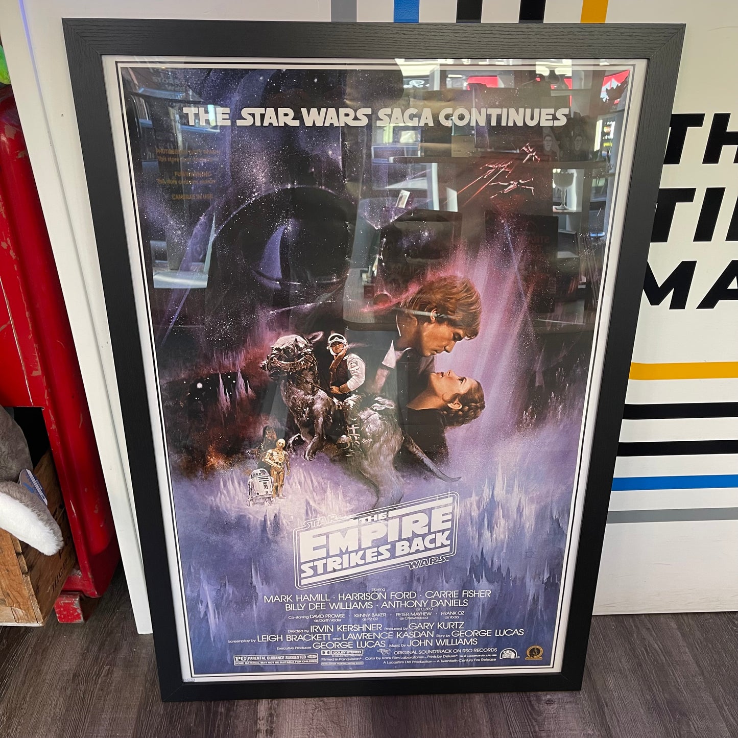 Framed Star Wars Movie Poster (reprint)