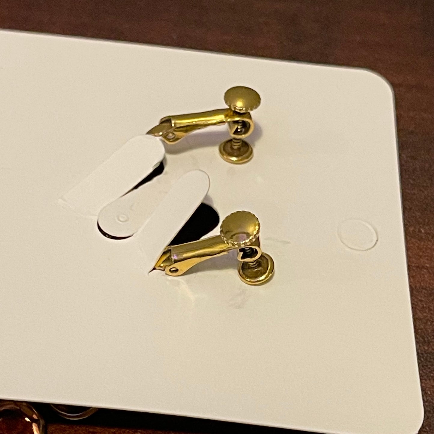 Triple Dangle Clip On Earrings
