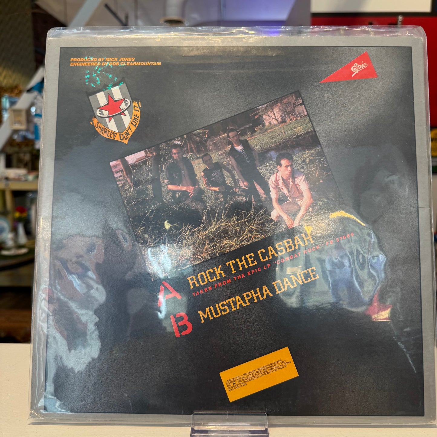 The Clash - Rock The Casbah Single Vinyl