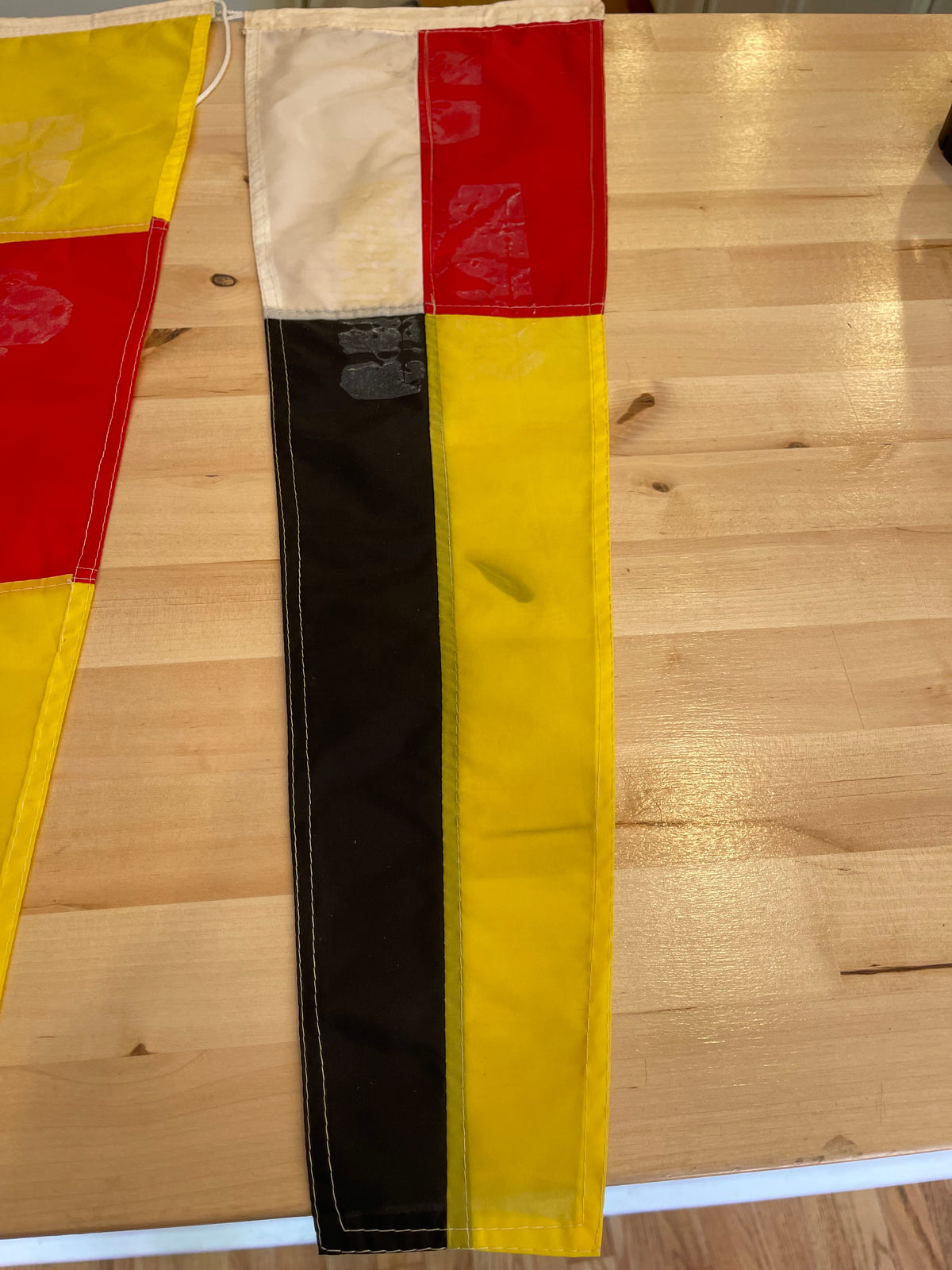 International Code Signal Flags 9 and 0
