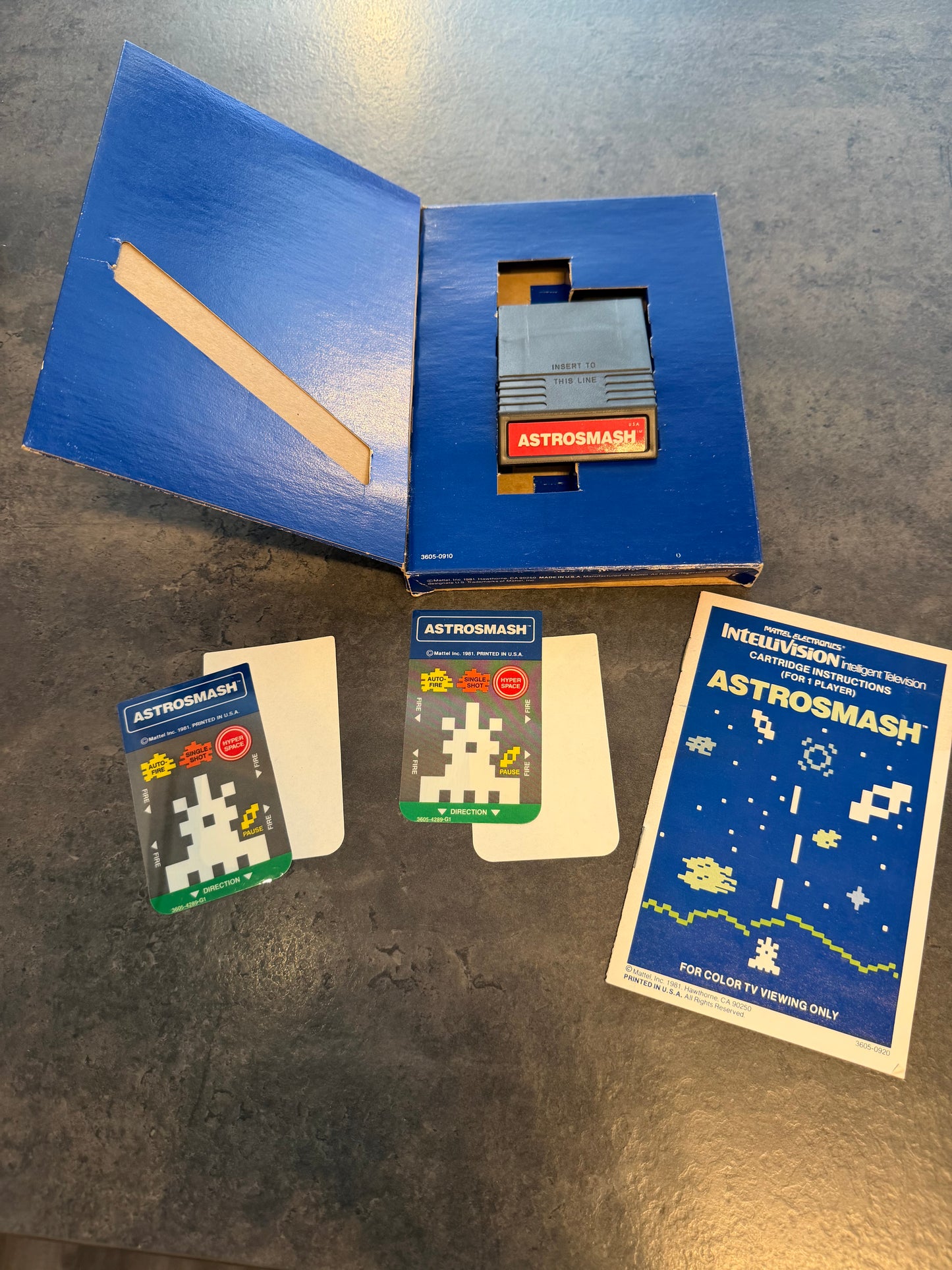 Astro Smash - Intellivision Game in Box
