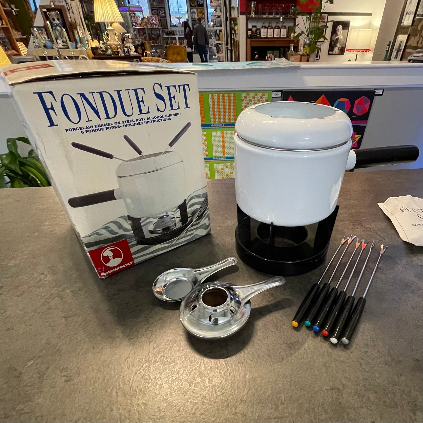 Roshco Fondue Set