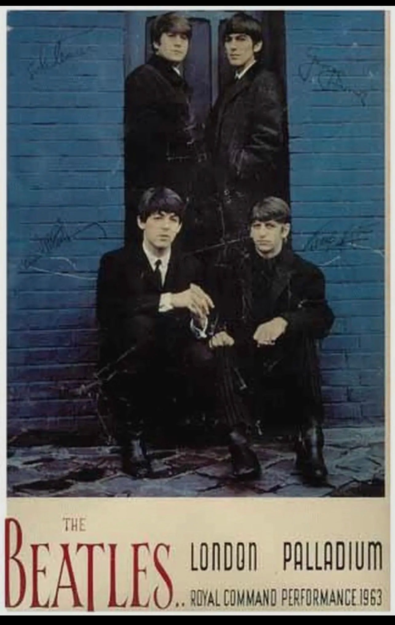 Beatles Concert Poster (reprint)