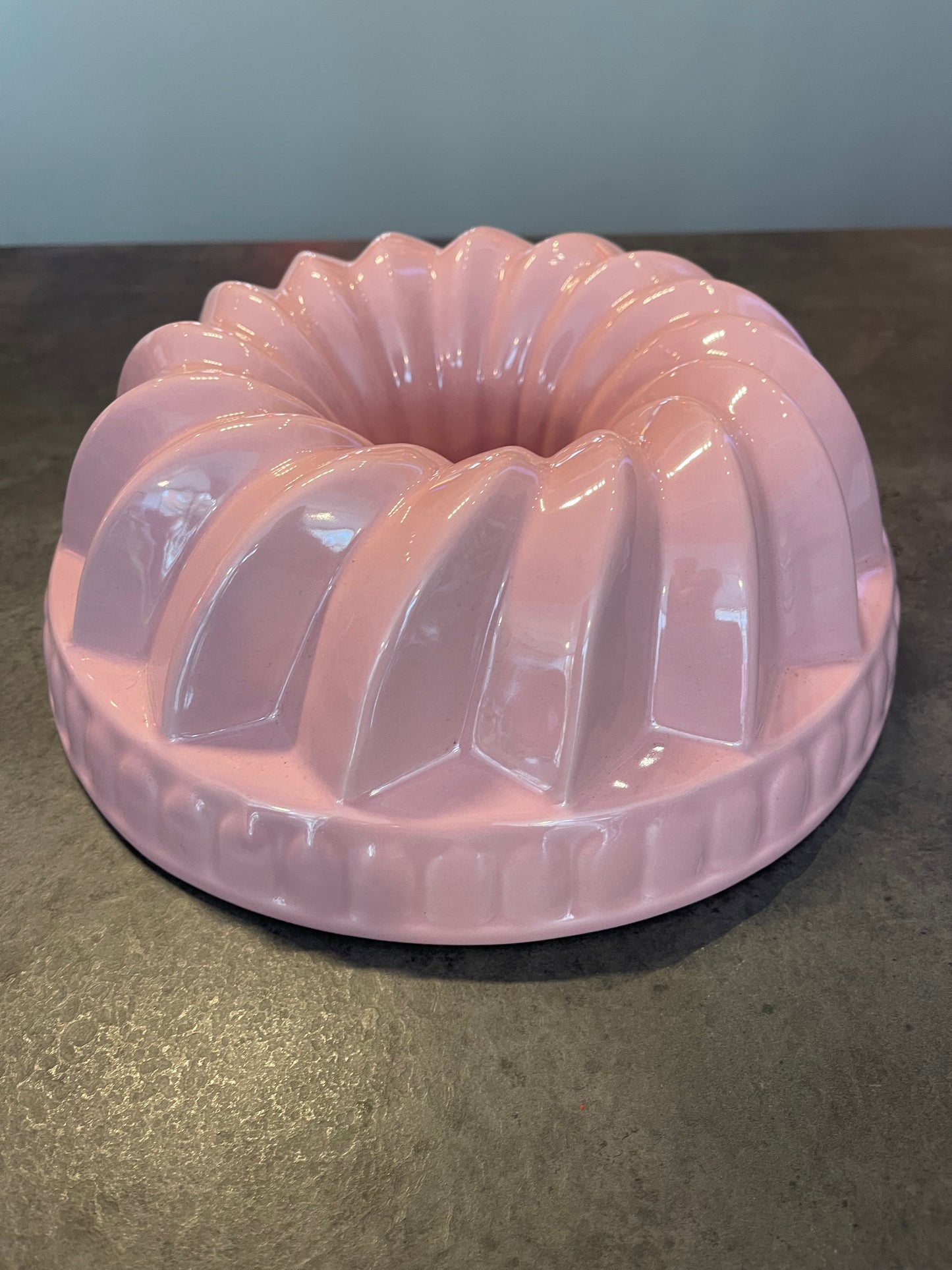 Pink Williams Sonoma Stoneware Bundt Cake