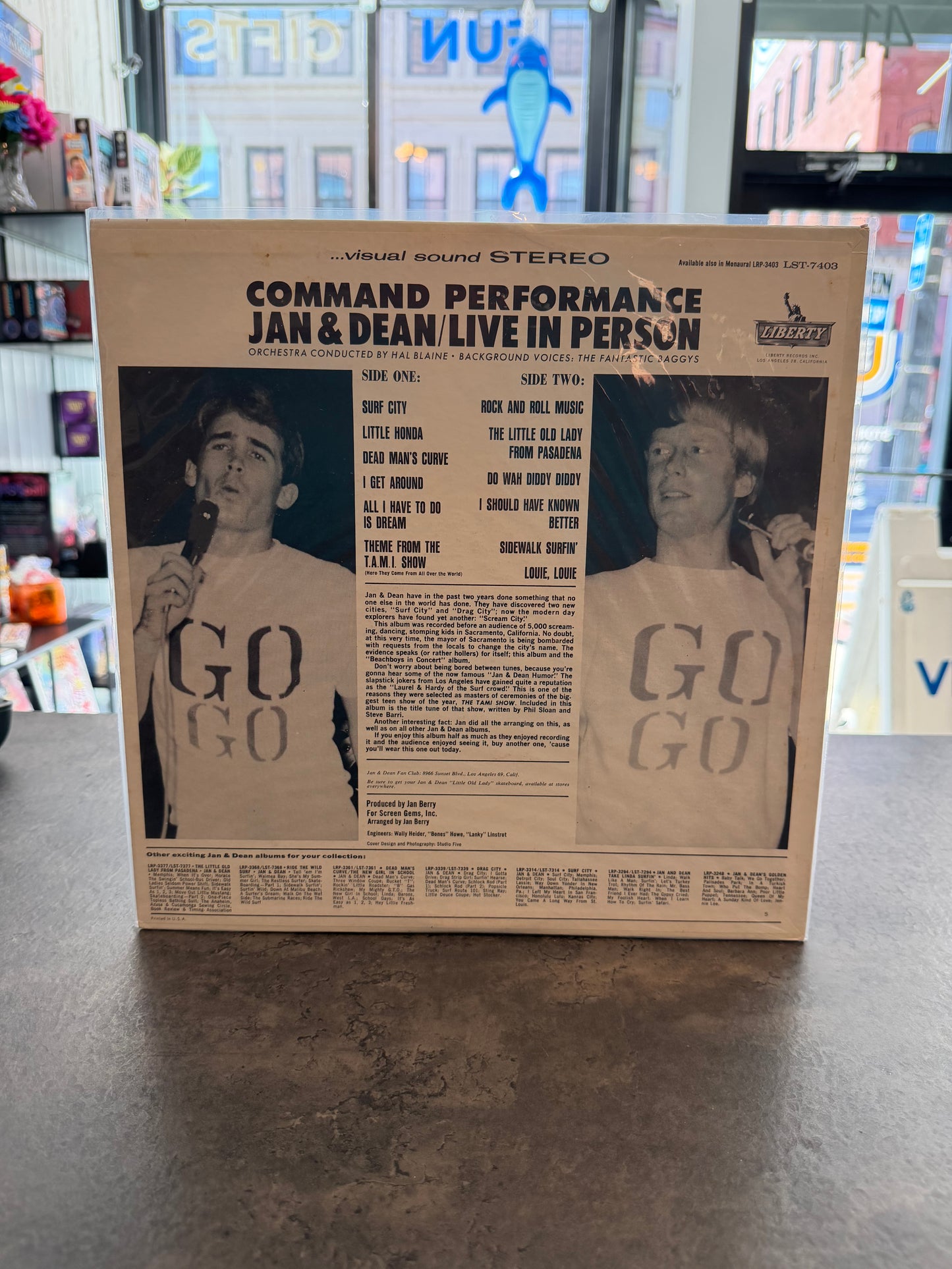 Jan and Dean - Command Performance/Live In Person Vinyl