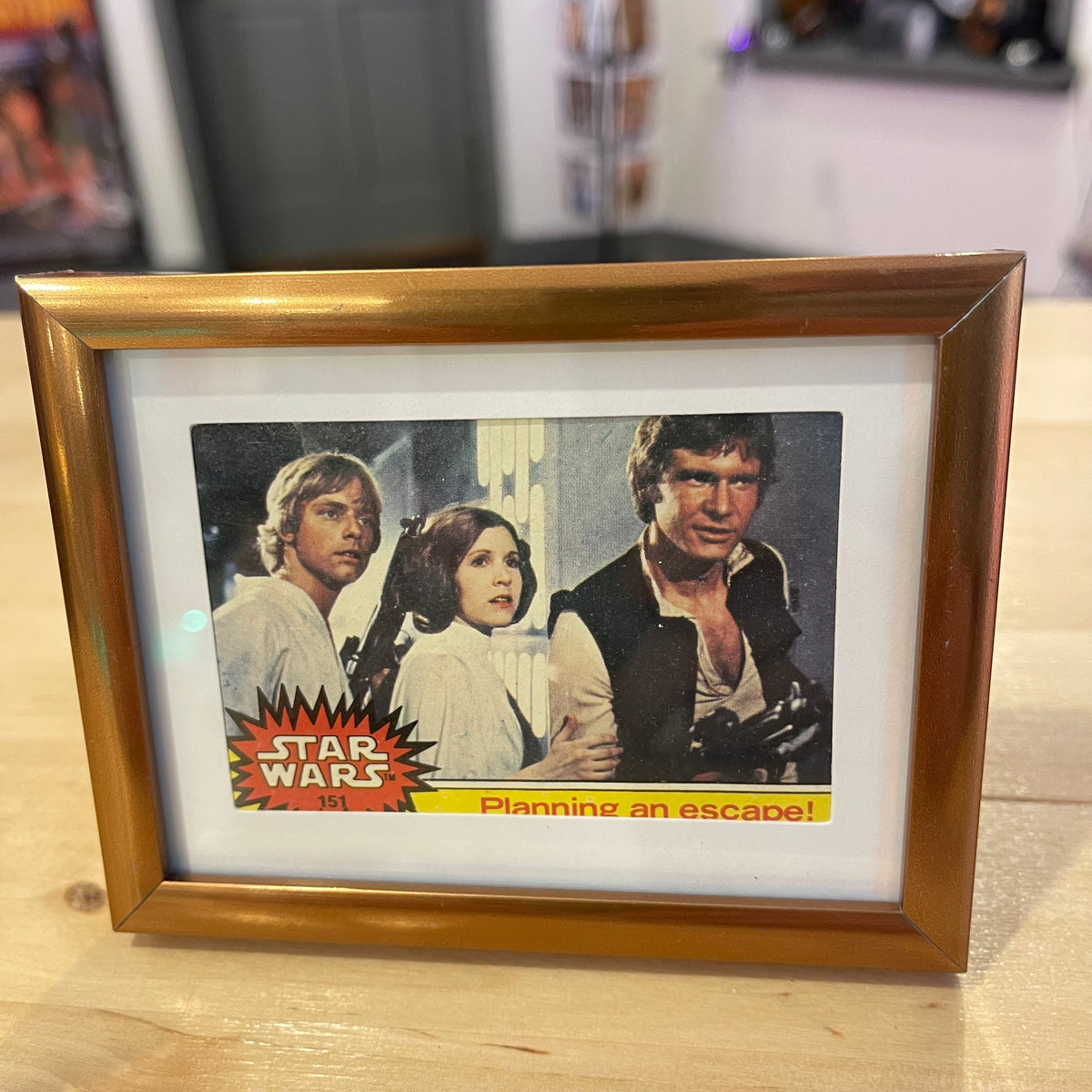 Luke, Leia and Han Trading Card