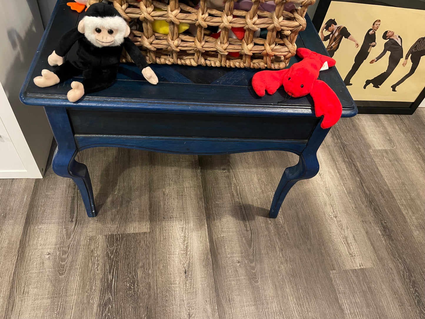 Blue Painted Table
