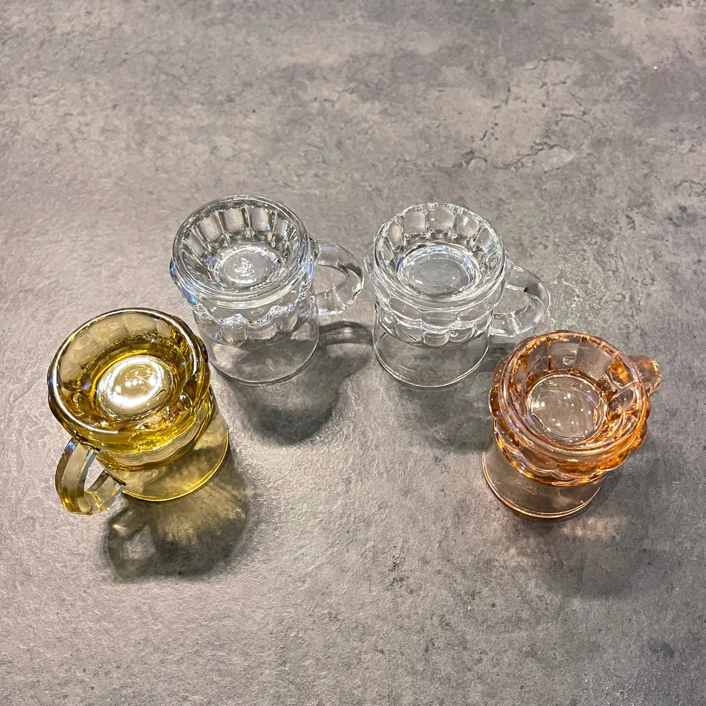 Set of 4 Mini Mug Shot Glasses