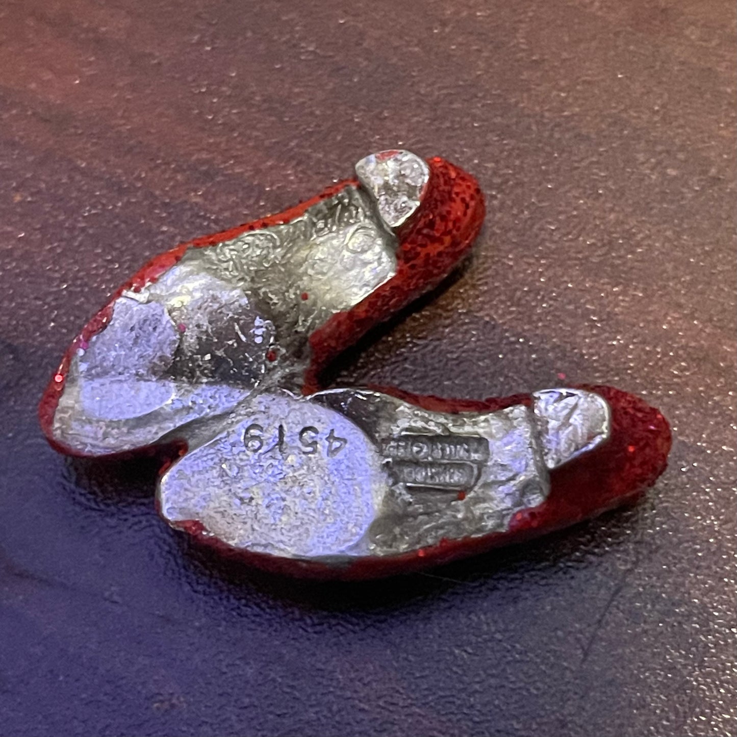 Comstock Pewter Ruby Slippers