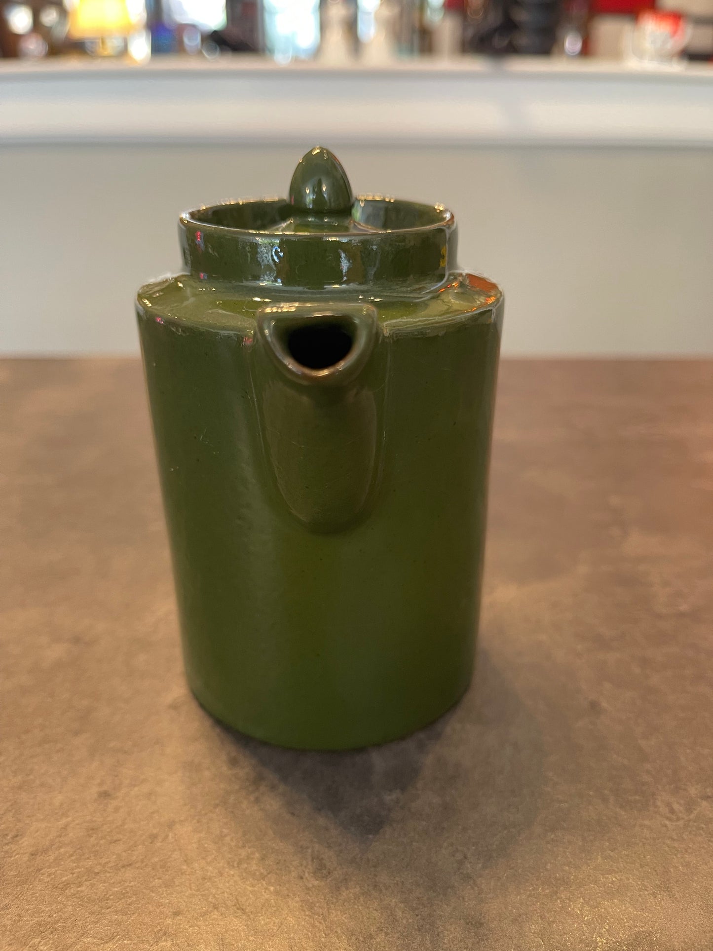 Green Handmade Teapot
