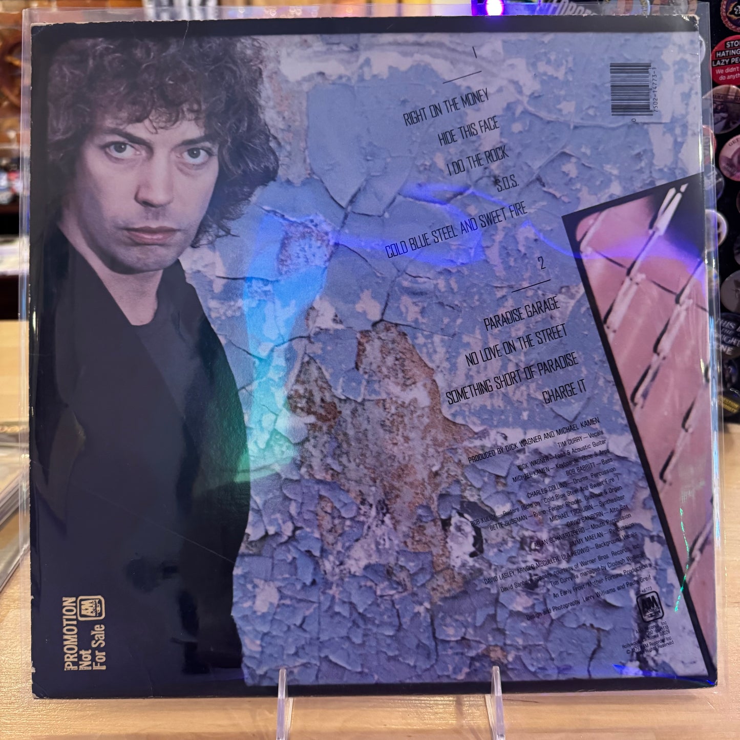 Tim Curry - Fearless (A&M Promo Stamp) Vinyl
