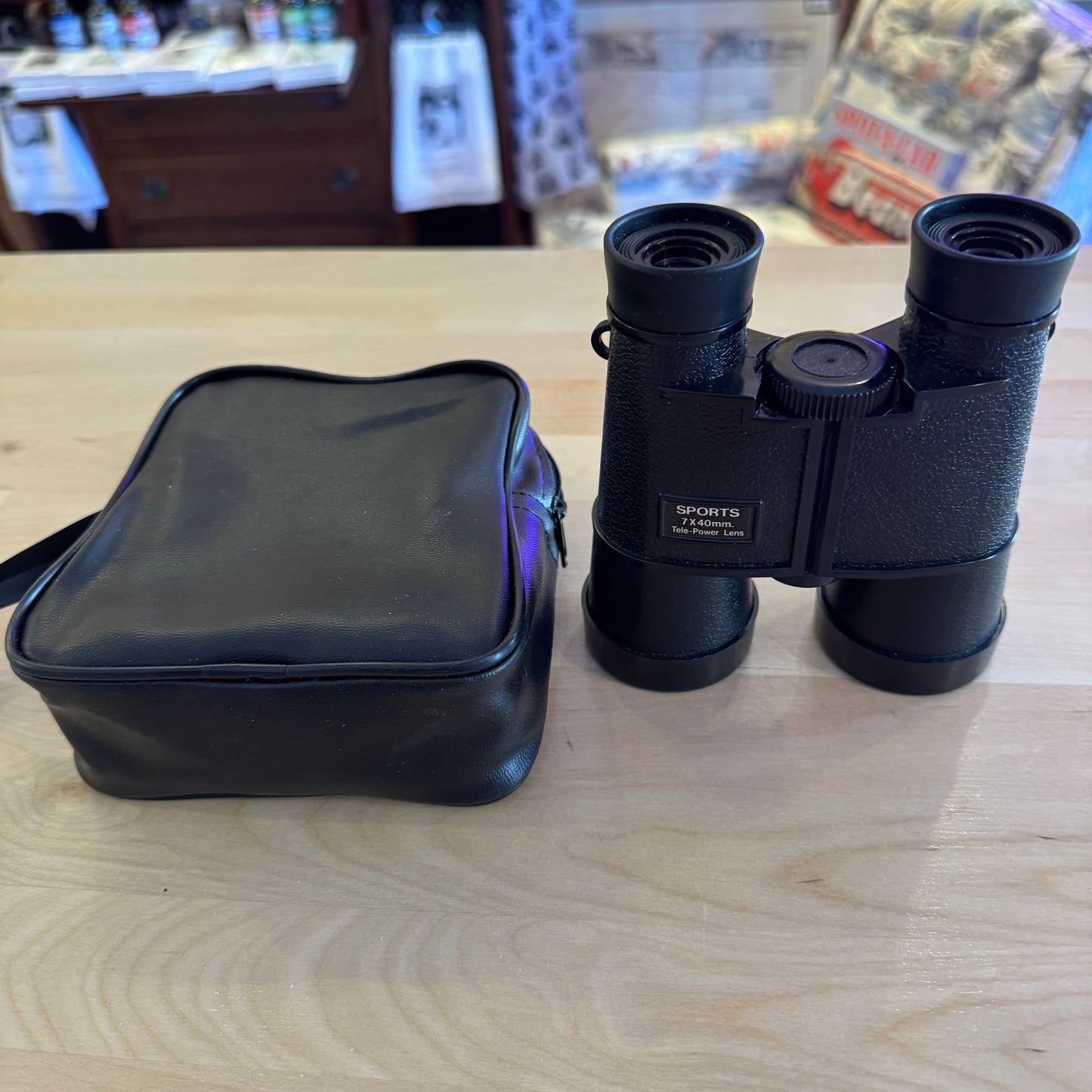 Sports 7X40mm Binoculars with Original Black Carrying Case
