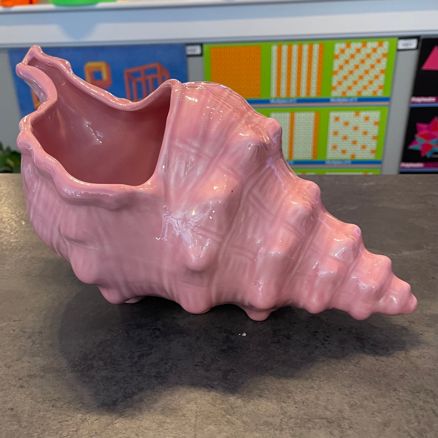 Ceramic Seashell Planter
