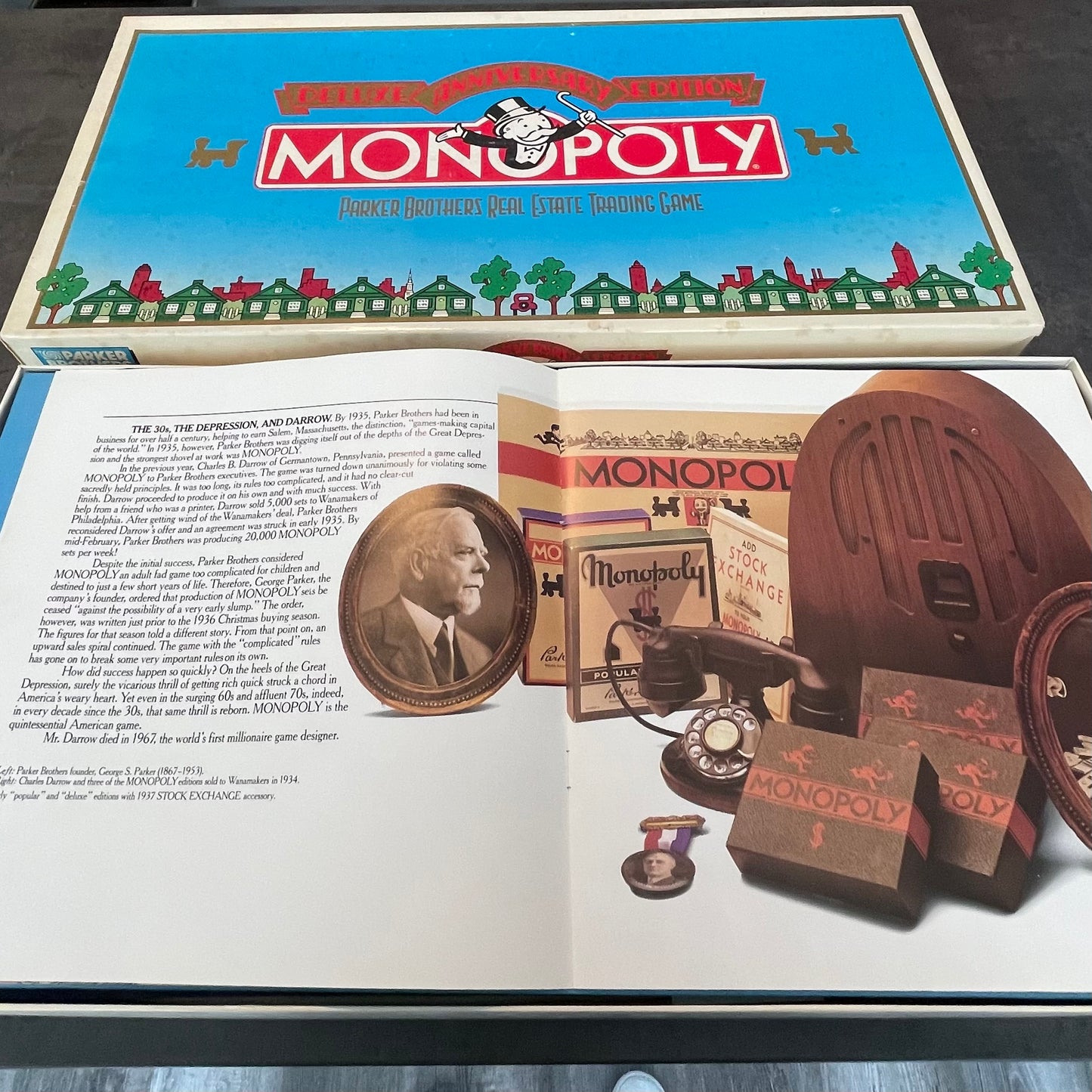 Deluxe Anniversary Edition Monopoly Board Game