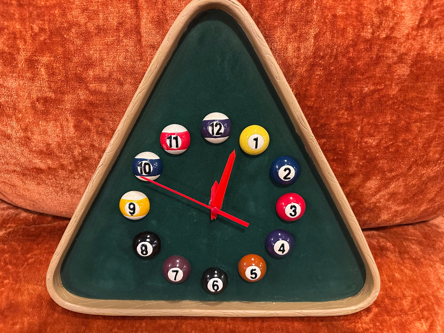 Vintage Billiards Clock