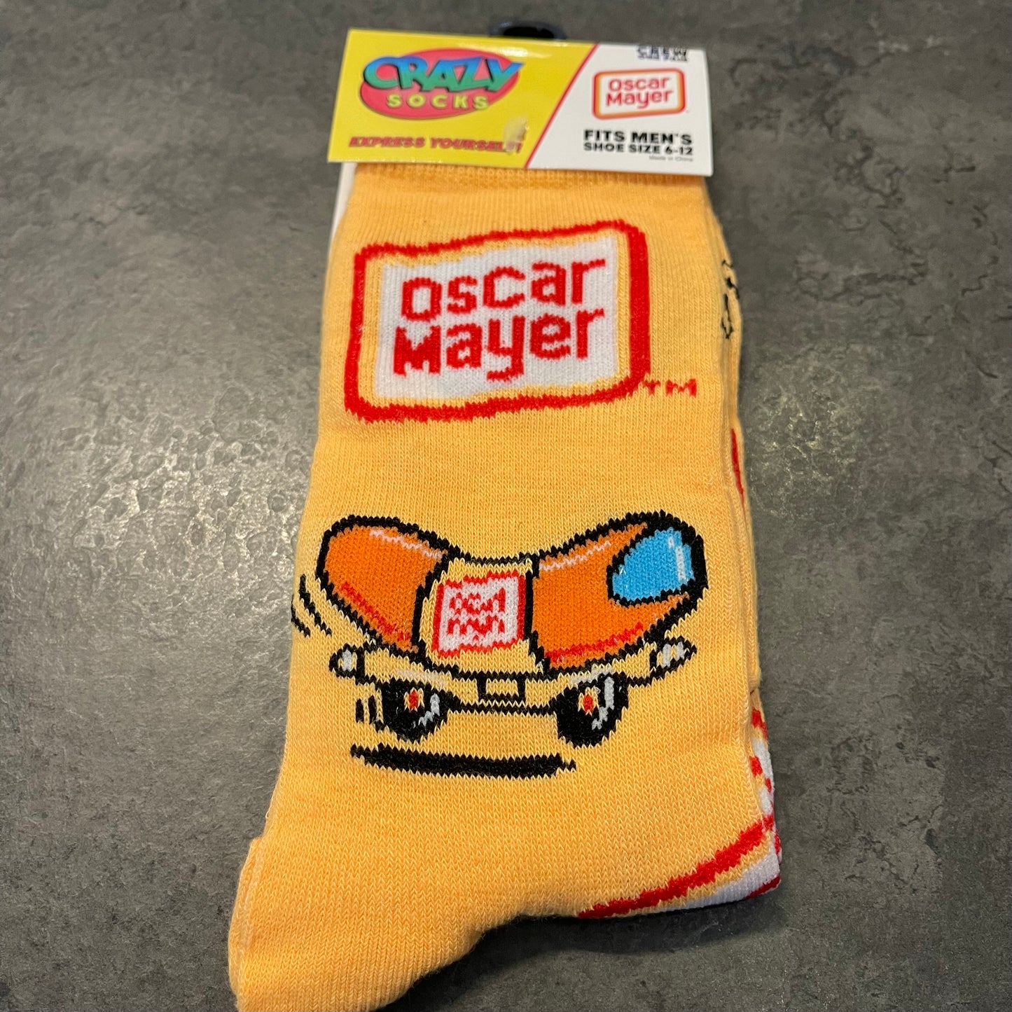 Oscar Mayer Weinermobile Socks