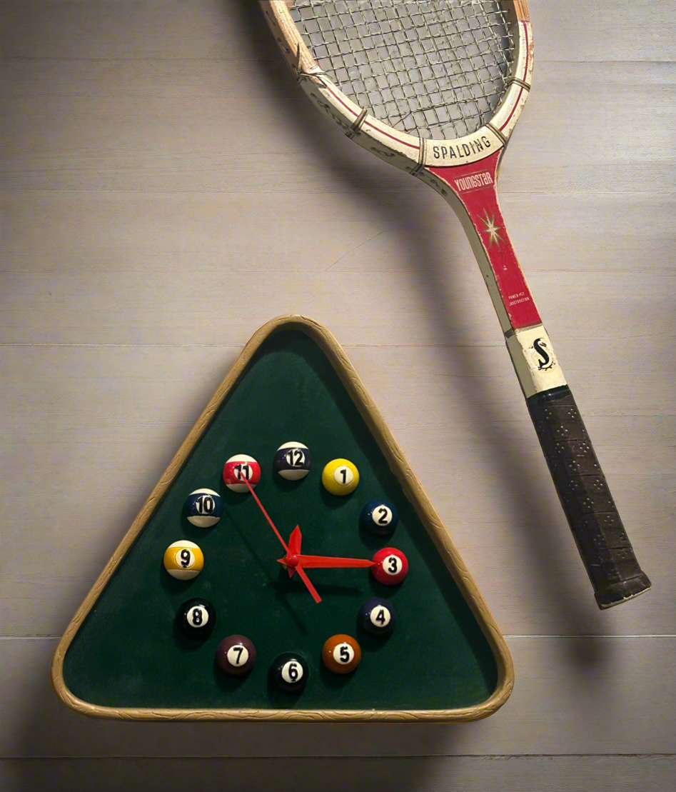 Vintage Billiards Clock