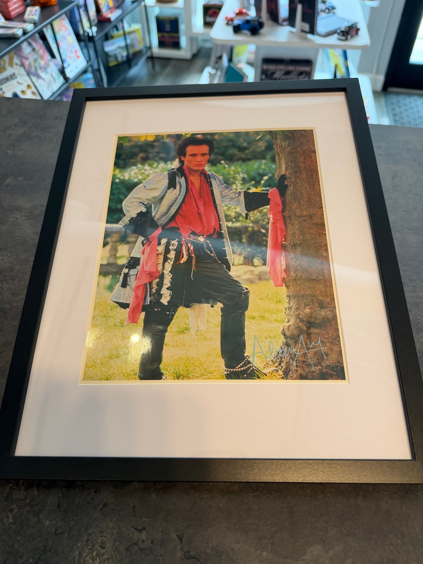 Framed Adam Ant Photo Print