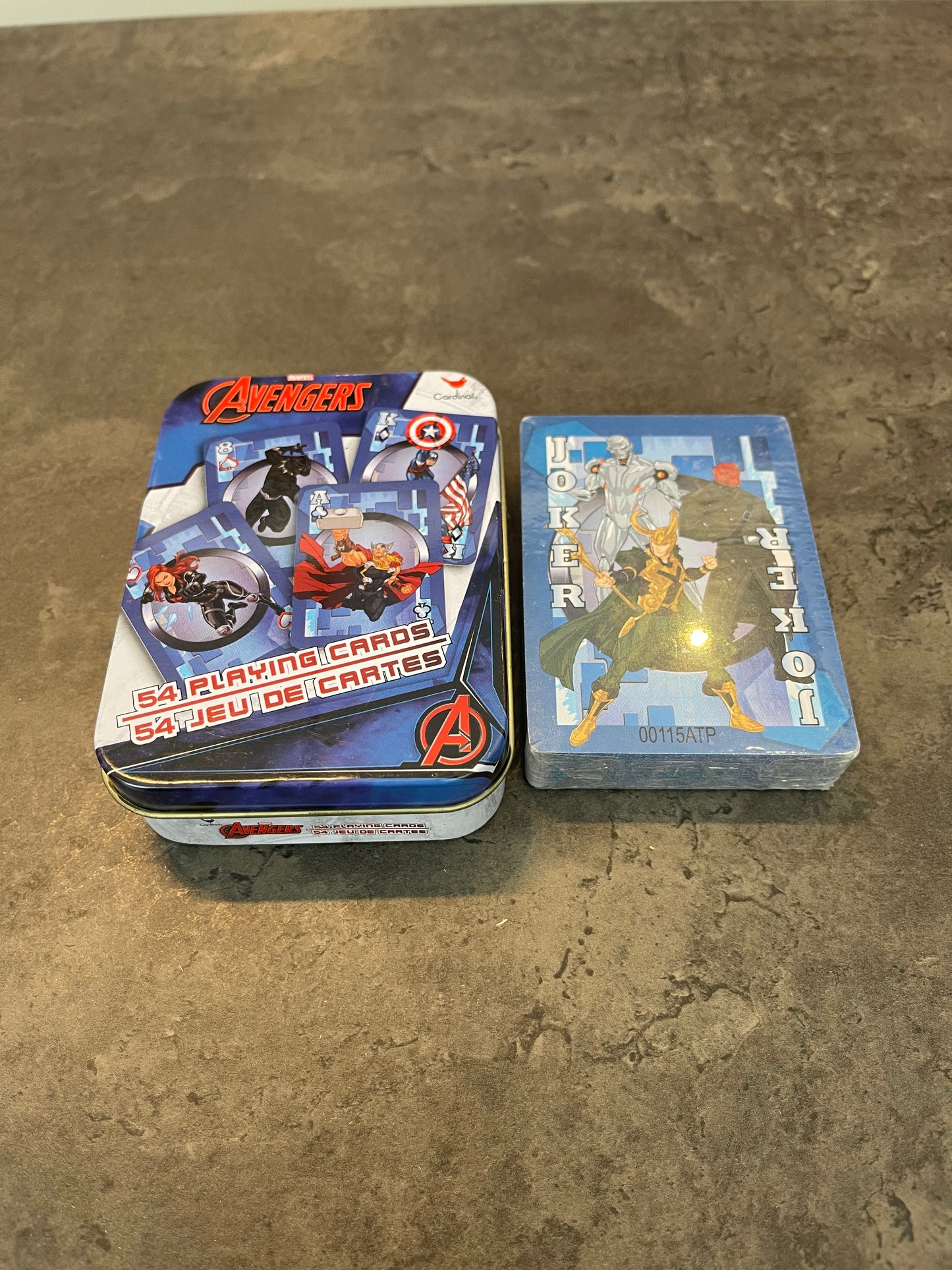 Avengers Playing Cards in Tin
